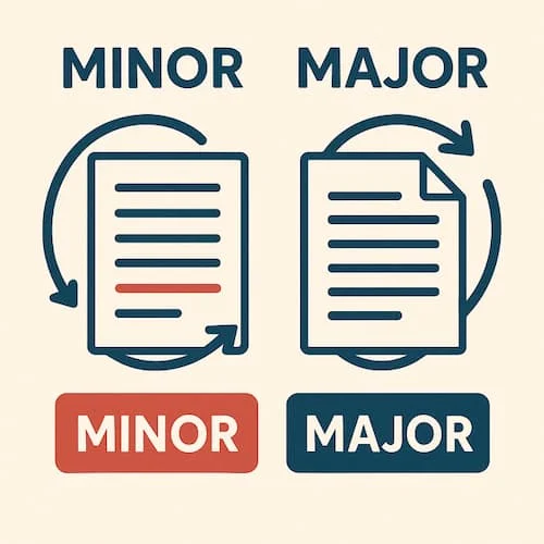 ریوایز مینور و ریوایز ماژور