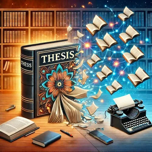 تبدیل پایان نامه به کتاب