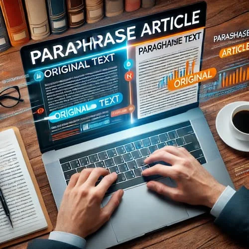 پارافریز مقاله انگلیسی